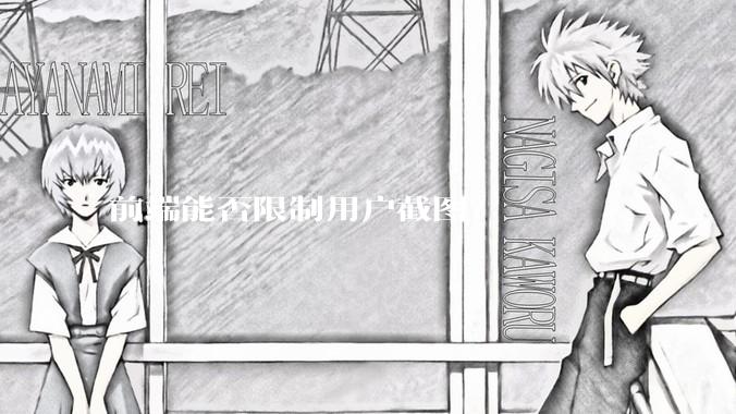 前端能否限制用户截图？