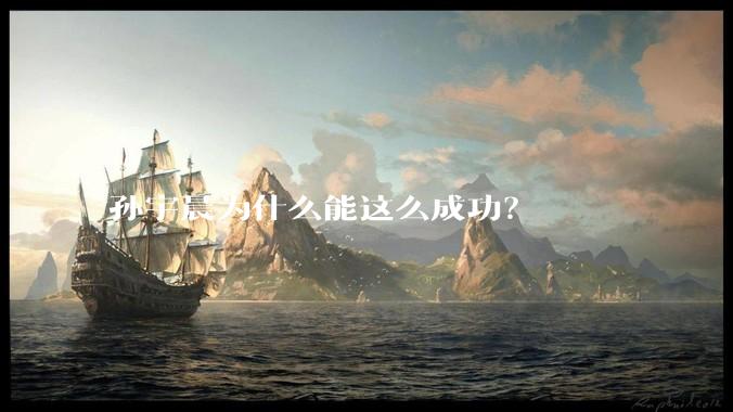 孙宇晨为什么能这么成功？