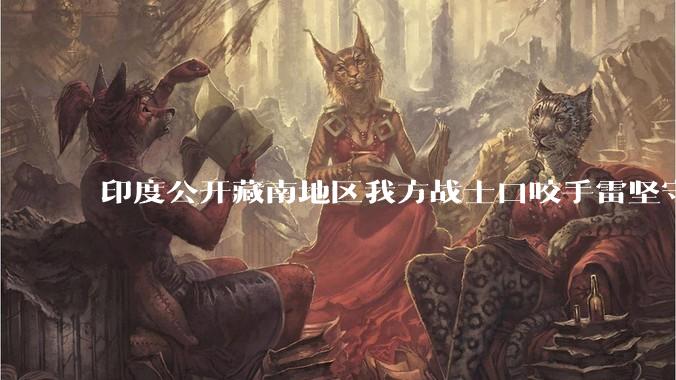 印度公开藏南地区我方战士口咬手雷坚守的***，是想表达什么？